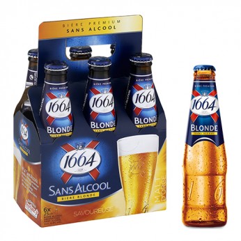 6 bières 1664 sans alcool