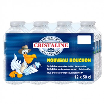 Eau de source état naturel Cristaline