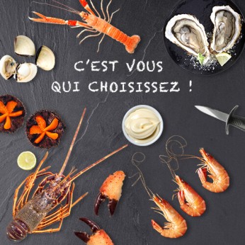 Plateau de fruits de mer à composer