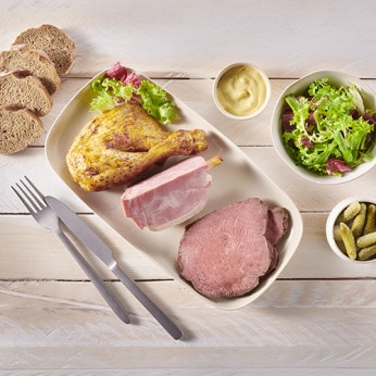 Assiette de viandes froides