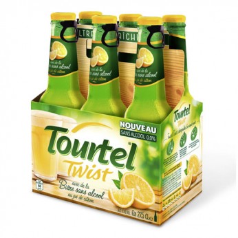 6 Bières au citron sans alcool Tourtel