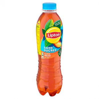 Boisson au thé saveur pêche sans sucres Lipton