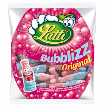 Bonbons Bubblizz bubble gum Lutti