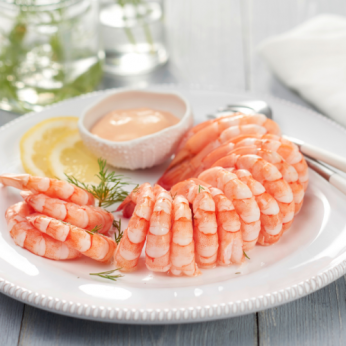 Couronne de crevettes sauce cocktail 