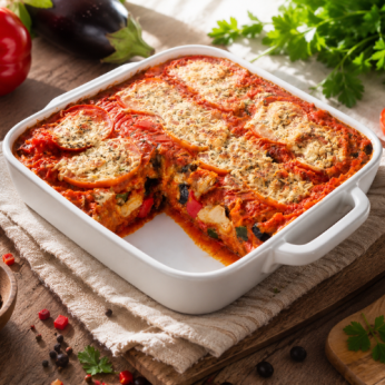 Gratin de poulet à la provençale 