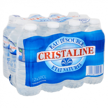Eau de source état naturel Cristaline
