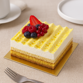 Entremet mangue et passion - 4 parts 