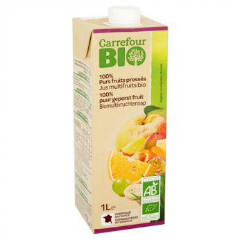 Jus multifruits bio Carrefour Bio