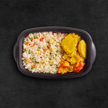 Poulet Curry Coco et Riz cantonais