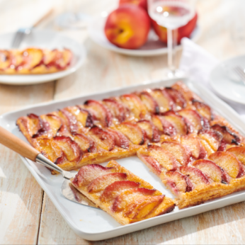 Tarte fine aux nectarines - 6 parts