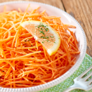 Carottes râpées assaisonnées