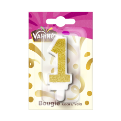 Bougie anniversaire n° 1 VAHINE
