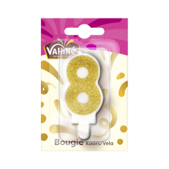 Bougie anniversaire n° 8 VAHINE