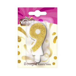 Bougie anniversaire n° 9 VAHINE