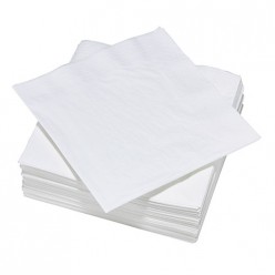 100 serviettes blanches 3 plis - 40cm_carrefour_traiteur