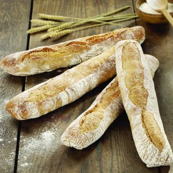 4 baguettes rustiques