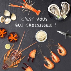 Plateau de fruits de mer à composer