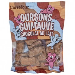 Bonbons guimauve chocolat au lait