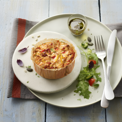 Cœur de quiche au chorizo