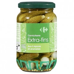 Cornichons extra-fins Carrefour