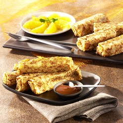 6 crêpes moelleuses à la vanille