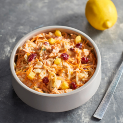 Duo chou blanc et carottes type coleslaw