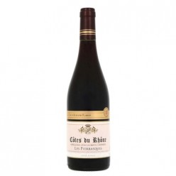 Vin rouge Côtes du Rhône AOC Les Pierrasques Cave Augustin Florent - 75cl