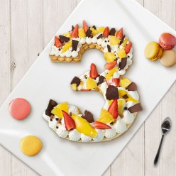 Number Cake - Passion - Numéro 3 - 8 parts