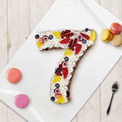 Number Cake - Framboise - Numéro 7 - 15 parts