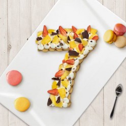 Number Cake - Passion - Numéro 7 - 8 parts