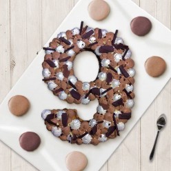 Number Cake - Trois chocolats - Numéro 9 - 15 parts