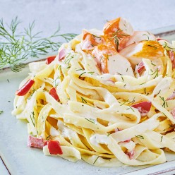 Tagliatelles au surimi