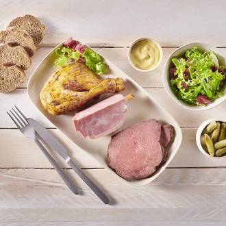 Assiette de viandes froides