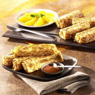 6 crêpes moelleuses à la vanille