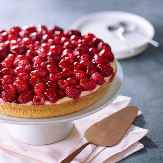 Tarte aux framboises - 6 parts