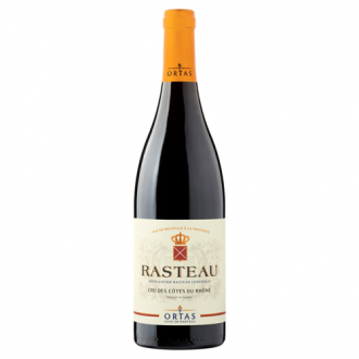 Vin rouge Rasteau cru des Côtes du Rhône Ortas