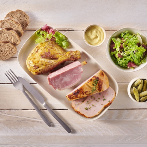 Assiette de viandes froides
