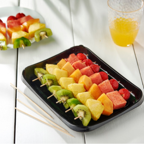 Brochettes de fruits été