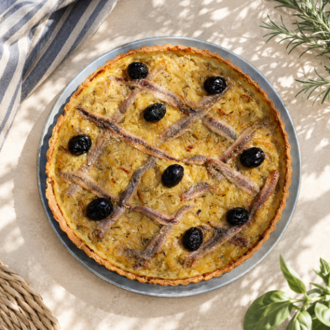 Quiche pissaladière individuelle x2