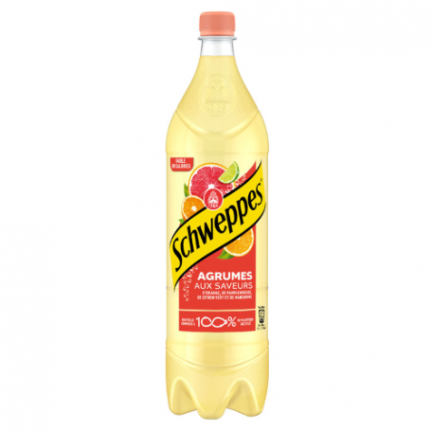 Soda aux saveurs de 4 agrumes Schweppes