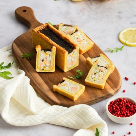 Mini pâté en croute cocktail au saumon