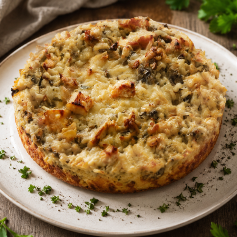 Cœur de Quiche Poulet Champignons