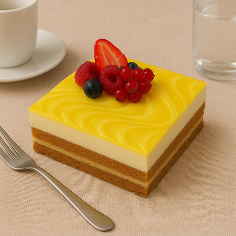 Entremet deux citrons - 4 parts