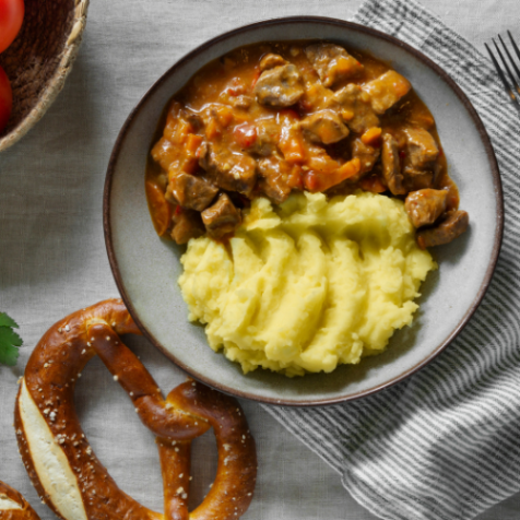  Langue Bœuf et Purée  