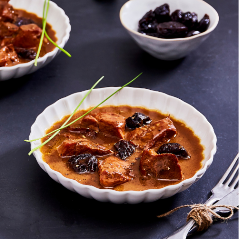Sauté de porc aux pruneaux
