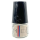 Lot de 12 gobelets noirs en carton - 25cl  (Image n°2)
