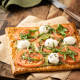 Tarte fine tomates mozzarella (Image n°1)