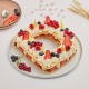 Letter Cake - Fraise - 6 Parts  (Image n°2)