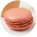 Macarons framboise/groseille