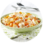Duo ananas carottes au surimi (part de 100g)